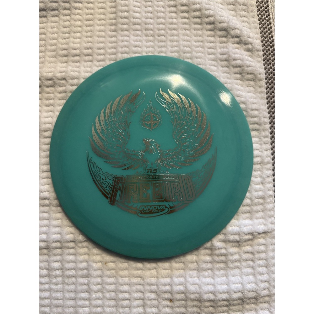 Innova Nate Sexton Firebird 2021 Tour Series Color Glow Champion Silver Stamp
